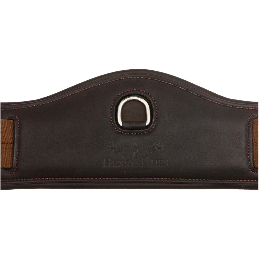 2024 Henry James Saddlery Freedom Anatomic Short Girth GRTH-02 - Havana Brown